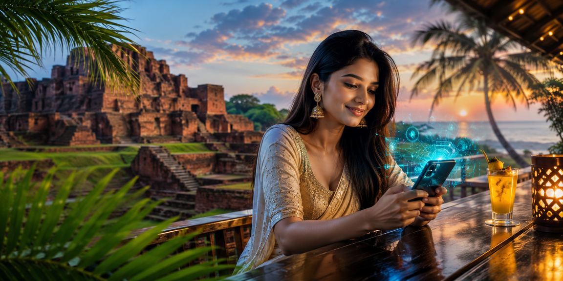 বগুড়ায় মোবাইলে লটারি খেলার দৃশ্য